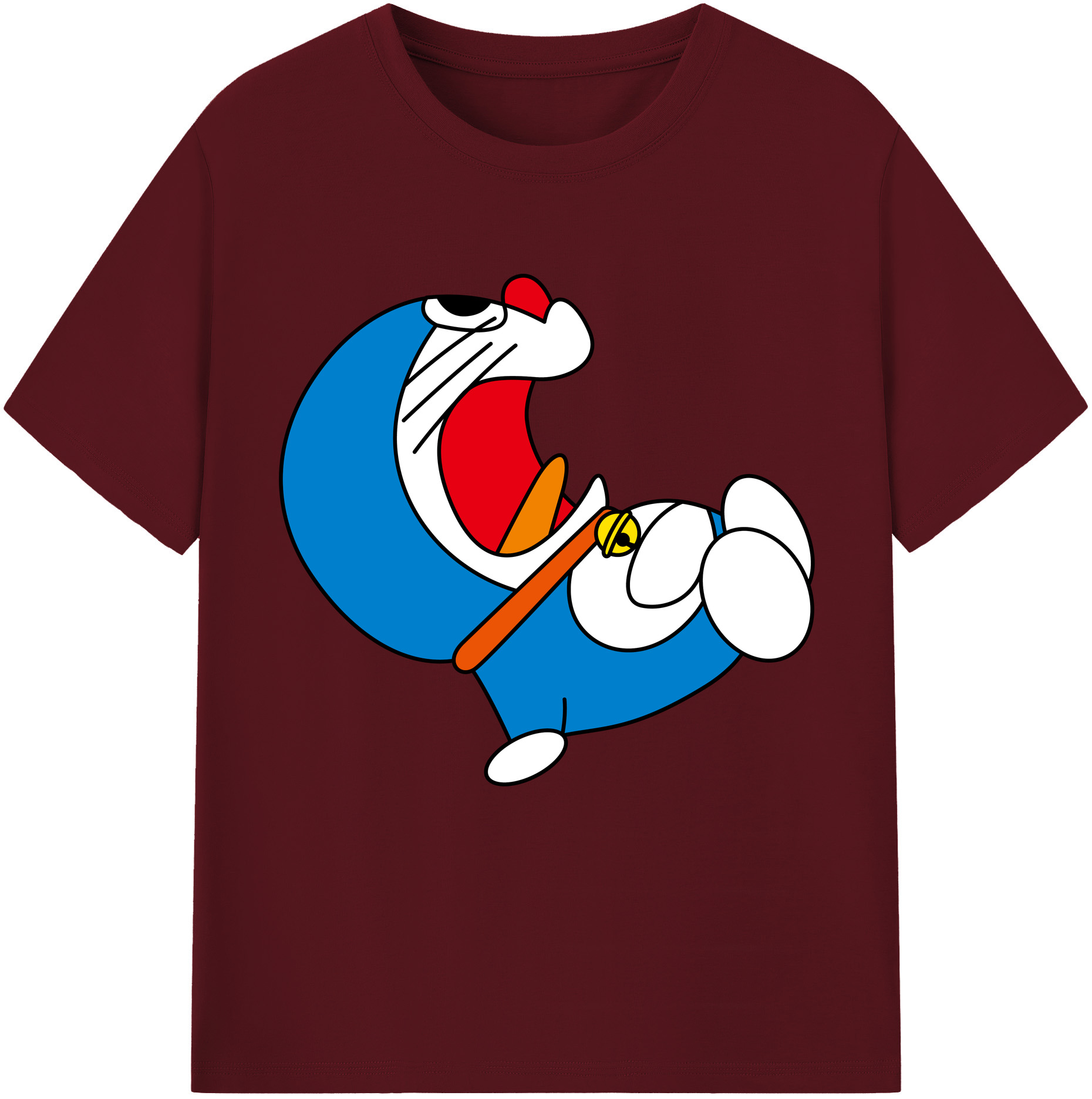 （画像用） ドラえもん Doraemon 綿100％半袖Tシャツ（フロントプリント）